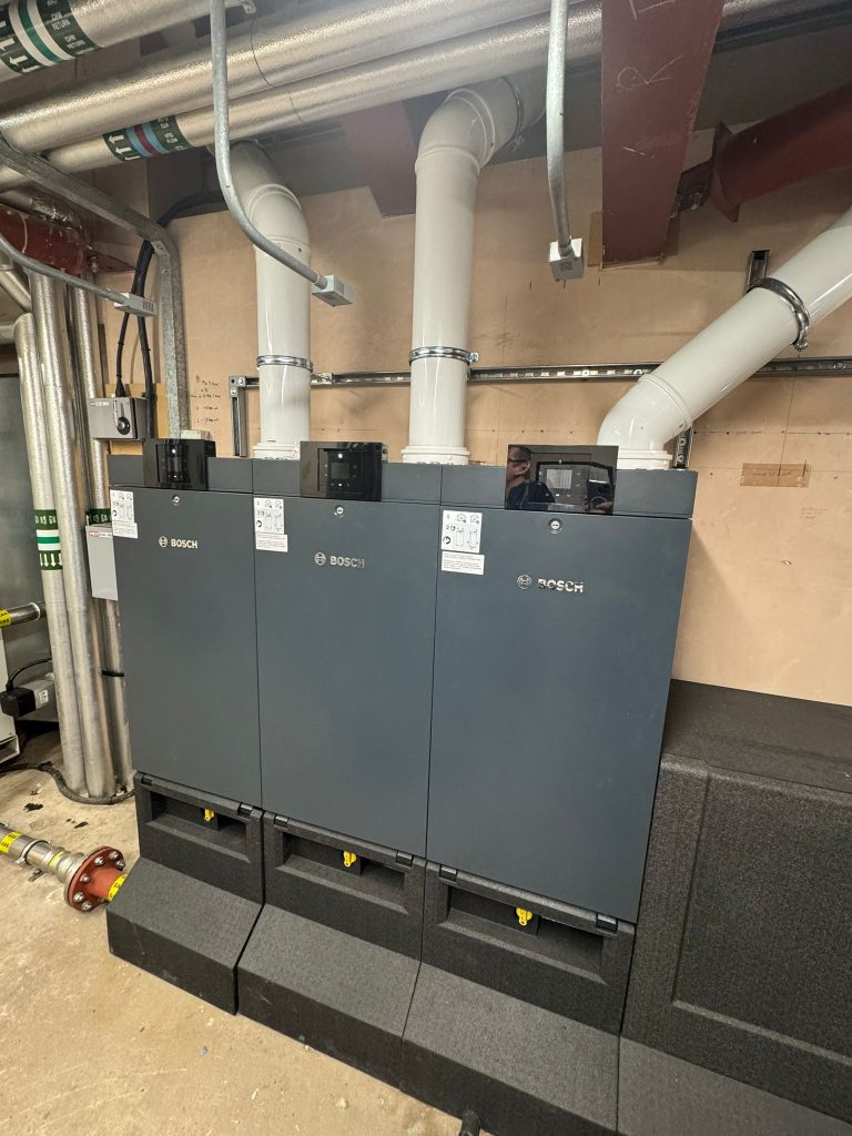 Boiler plant install at Blue Coats School in Coventry