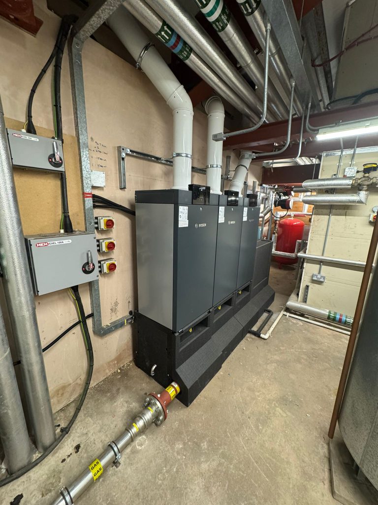 Boiler plant install at Blue Coats School in Coventry