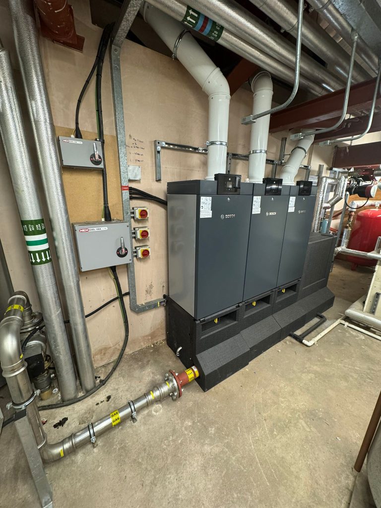 Boiler plant install at Blue Coats School in Coventry