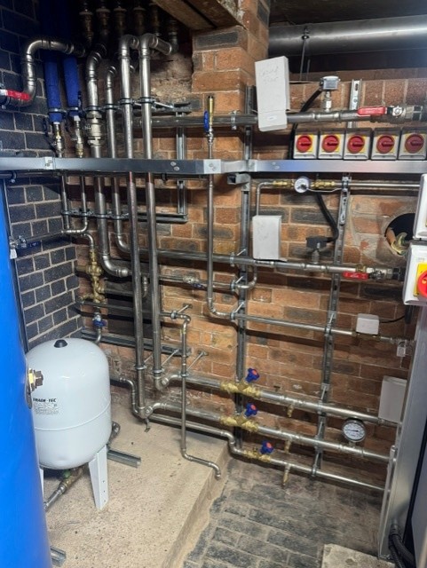 boiler plant room installed at Foxglove School in Hinckley