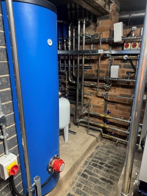commercial boiler installed at Foxglove School in Hinckley