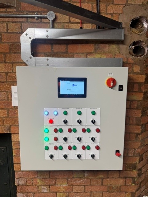 heating control panel at foxglove school in hinckley