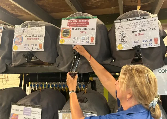 Hinckley Plumbing sponsored ale at the Rail Ale Festival 2026